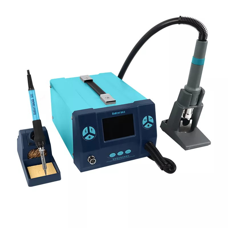 BAKON-BK863-High-power-High-end-Industry-New-2-in-1-BAG-Welding-Iron-Hot-Air-Desoldering-Station